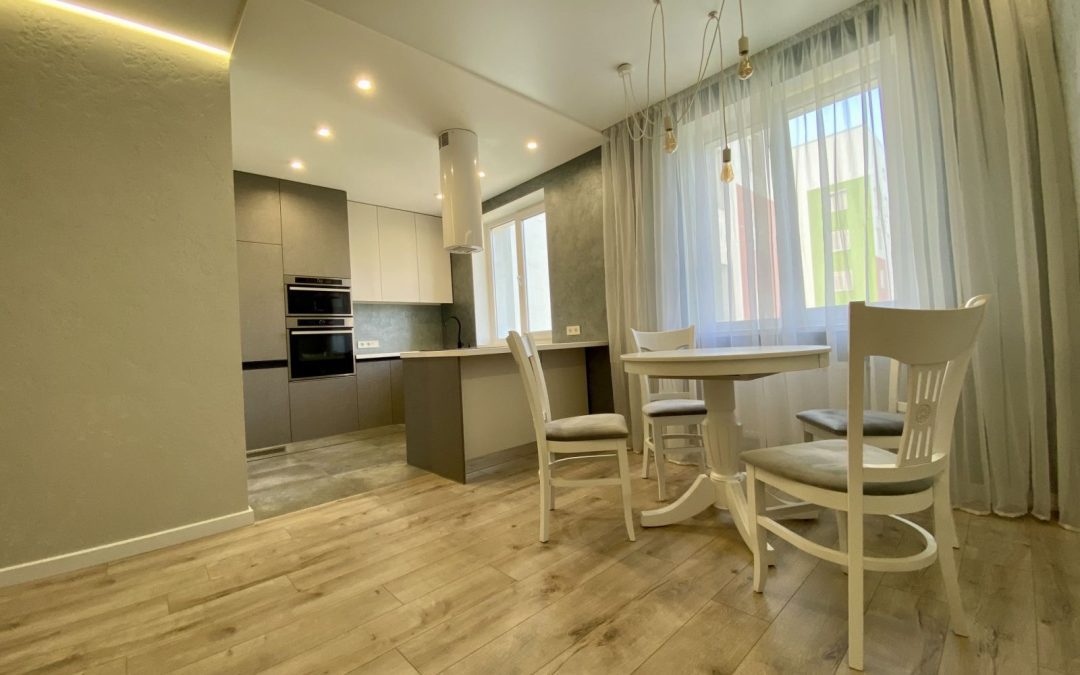 Aménagement de cuisine dans un appartement de 45 m²