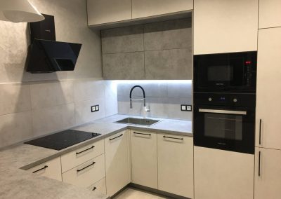 Aménagement de cuisine dans un appartement de 45 m²